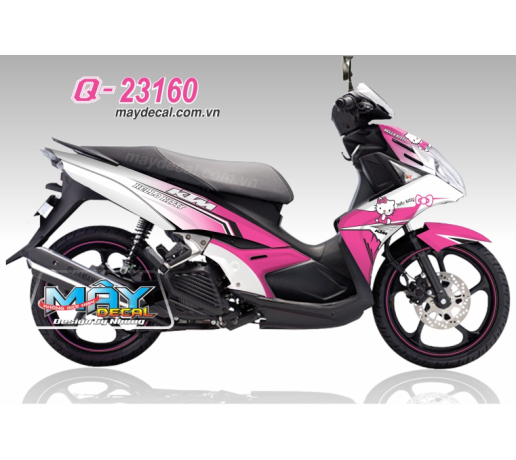 Q 23160 - Nouvo 5  Kitty Hello TRANG WHITE HONG PINK KTM NO 