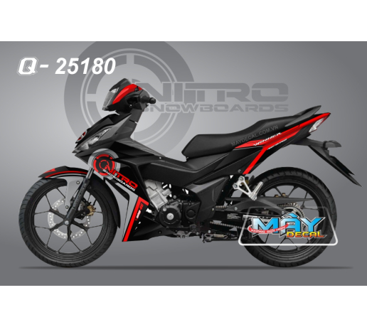 Q 25180 - WINNER 150 den black do red nitron 