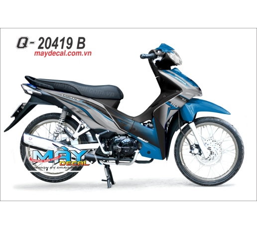 Q 20419 B WAVE S 110 XAM GRAY XANH BLUE 110 I