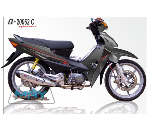 Q 20062 C WAve  den black xam gray duong net line