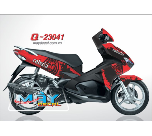 Q 23041 AB 2016 - Haloween FACE cabala do den black red ba gia old 