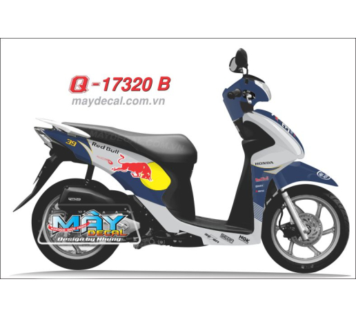 Q 17320 B - VISION 2014 redbull xam xanh duong dam blue gray bo cung huc logo	