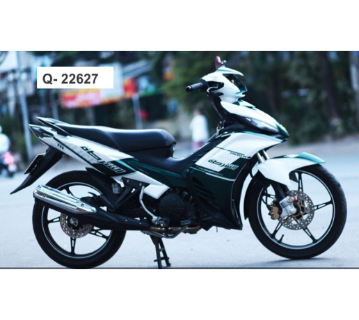 Q- 22627 EXCITER 2011 POLICE DUBAI 999 TRANG XANH