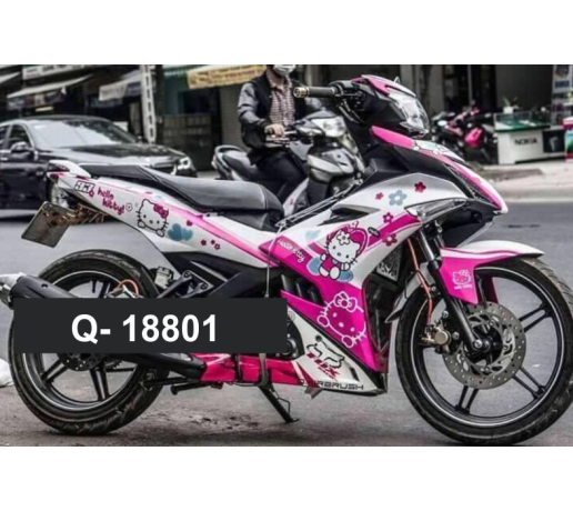 Q- 18801 EXCITER 150 HELLO KITTY TRANG HONG