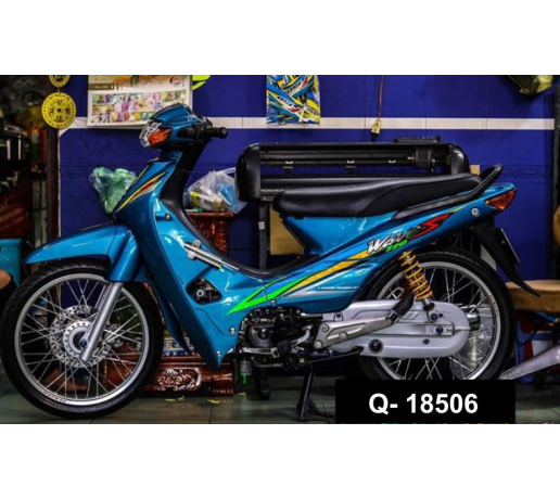 Q- 18506 WAVE S DOI DAU SOC VANG XE XANH NGOC