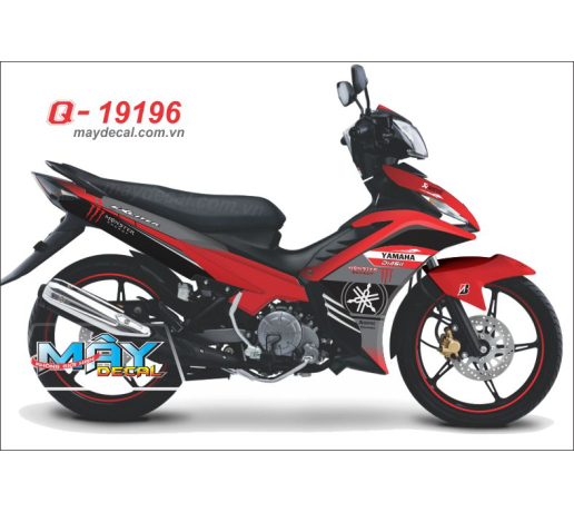 Q 19196 Ex 2011 do red den black logo yamaha monster dau vet mong tay quy cao devil
