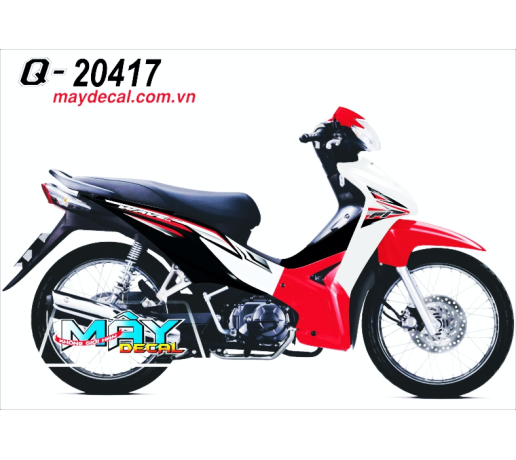 Q 20417 WAVE S 2012 110 do red trang white den black fi abmc 