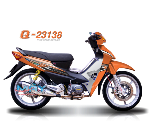 Q 23138 - WAVE cam oranges den black trang white 7 mau net 