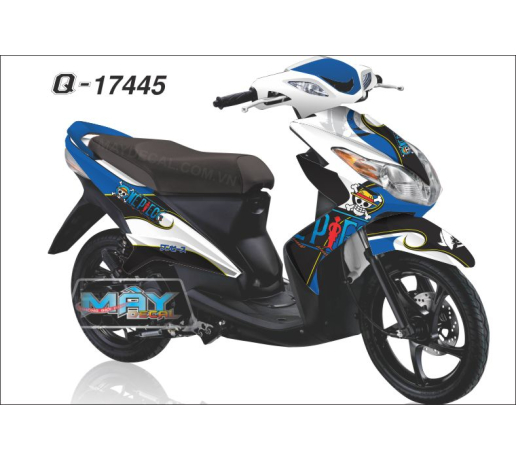 Q 17445 LUVIAS xanhn gp trang dao hai tac cuop bien blue white