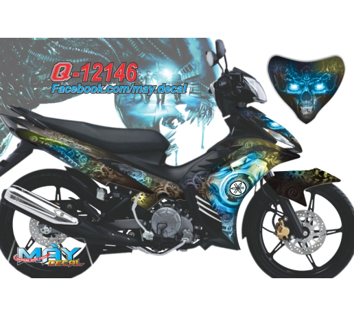 Q 12146 Exciter 2011 Alien colorful nguoi ngoai hanh tinh logo yamaha