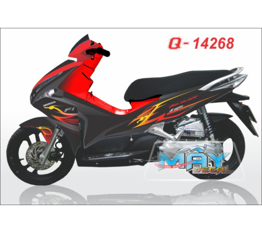 Q 14268 air blade den black do red vang yellow rong dragon duong net line