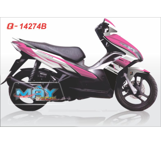 Q 14274 B air blade 2013 trang hong den black white pink duong net line