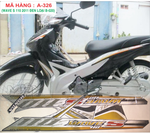 A-326 WAVE S 110 2011 DEN LOAI B-020