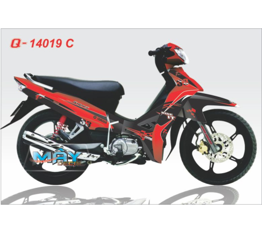 Q 14019 C - SIRIUS ride it duong net line do den red black