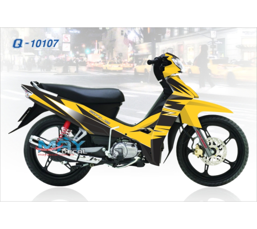 Q 10107 sirius abmc vang den yellow black duong net line
