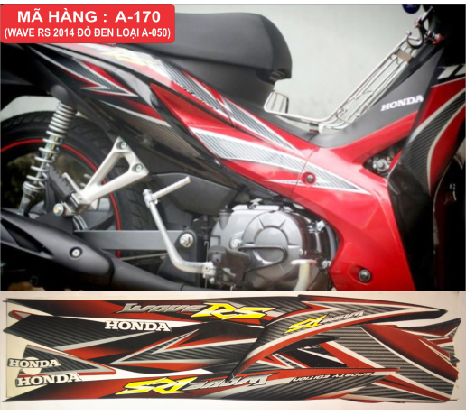 A-170 WAVE RS  2010 2014 DO DEN LOAI A-050