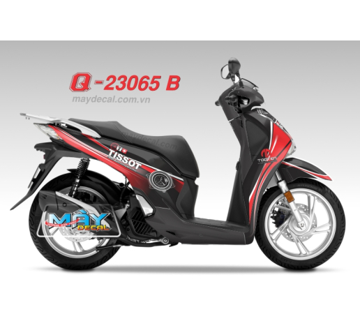 Q 23065 B - SH 2017 Tissot Topten den black trang white do red motul dong ho