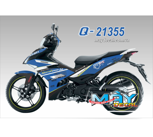 Q 21355 EX 150 ( XMASK ) den black trang white xanh gp blue vang yellow ohlins nyc crg  proti ffr ne