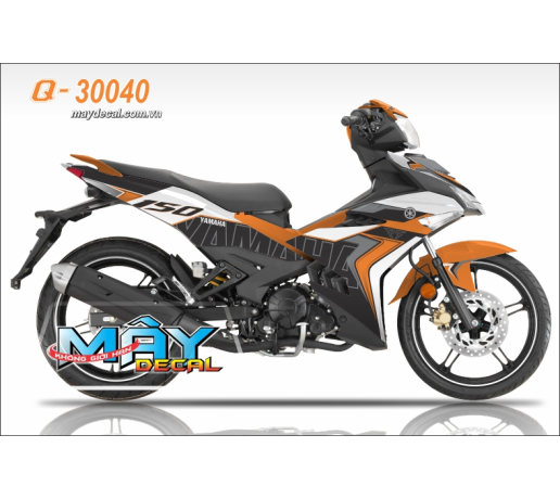 Q-30040 EX 150 YAMAHA. trang white den cam