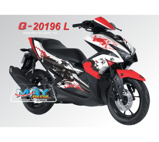 Q 20196 L - NVX trang do red white nguoi doi ma ca rong ac quy devil vampier