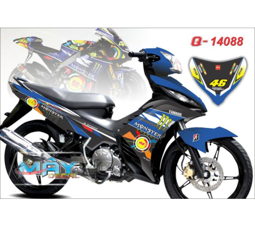 Q 14088 exciter xanh gp den monster quy dau cao 