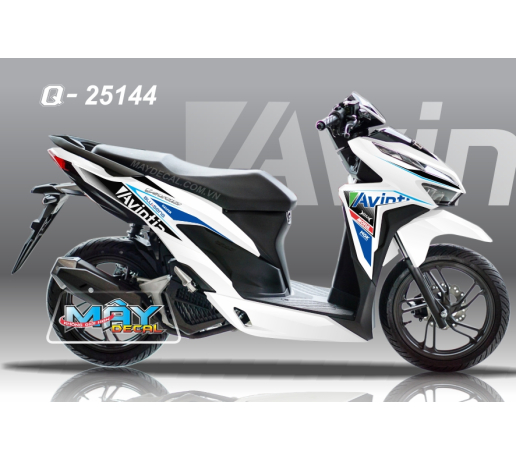 Q 25144 - VARIO 2018 trang den black white avin avintia 