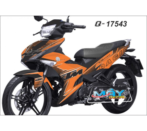 Q 17543 EXCITER 150 KTM cam den orange black