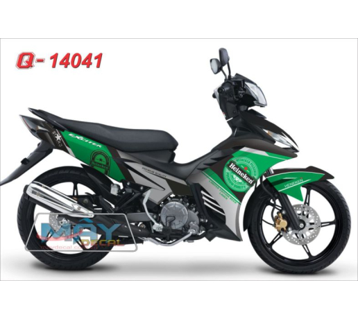 Q 14041 ex, bia Heineken, xanh ken, trang, beer