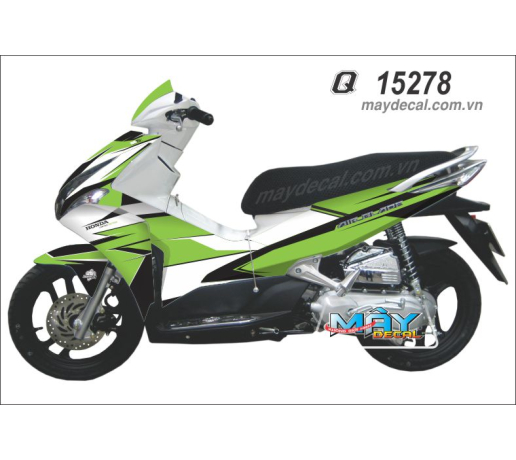 Q 15278 Air Blade 2011 trang white xanh kawa den black ABMC air brush