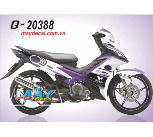 Q 20388 EX 2011 den black trang tim violet racc elf yamablue movistar motul 