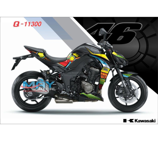 Q 11300 Z1000 colorfull sac mau 7 may zing tem roi moto rossi mui ten