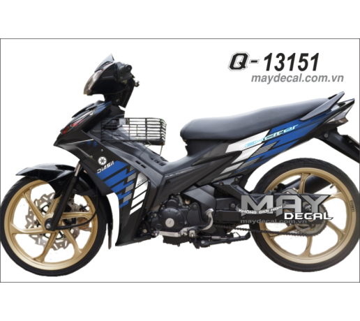 Q 13151 EXCITER den black xanh gp trang white blue rc 3 soc