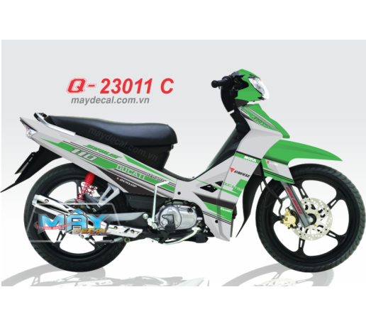 Q 23011 C - Sirius Ducati xanh kawa recaro motul logo bembo xam gray nhung tem roi