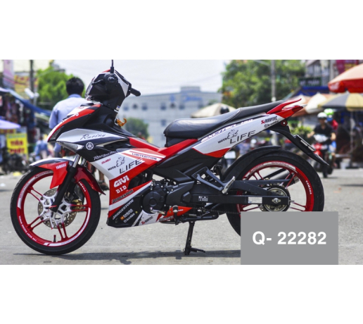 Q- 22282  EXCITER 150 LIFE TRANG DO DEN