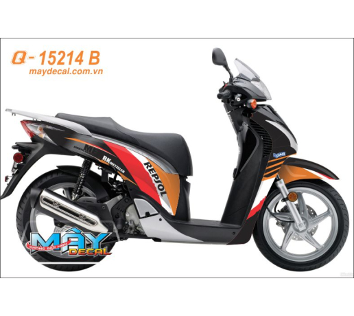 Q 15214 B SH 2009 repsol duong net trang cam vang yellow white oragne black white den