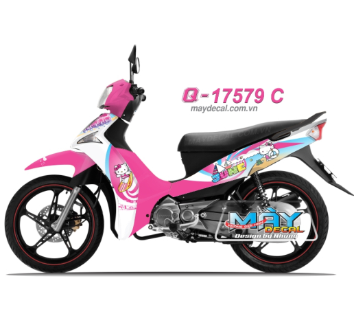 Q 17579 C - Sirius FIhello KITTY SEA hong pink cat meo bien sune luot van