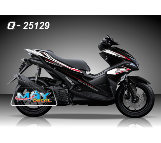 Q 25129 - NVX 155 den black do red motocross oneal 