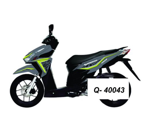 Q- 40043 VARIO SOC CHI XANH BAC DEN