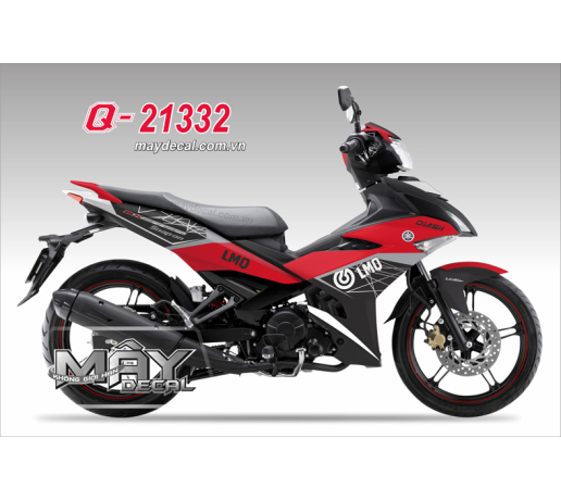 Q 21332 EX 150 ( DECAL 46 ) den black do red trang white xam gray snapon lmq diasil 