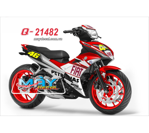Q 21482 EX 150 FIAT ( MOTOBLAST.ORG ) 46 trang white do red den black fiat petronas 