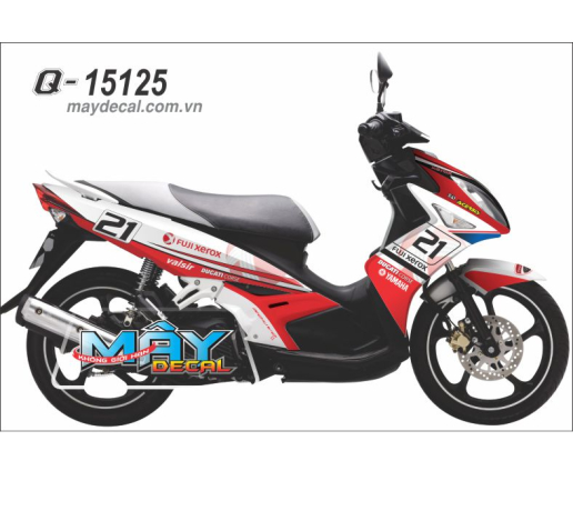 Q 15125 NOUVO 4 xerox fuji ducati valsir trang do white red