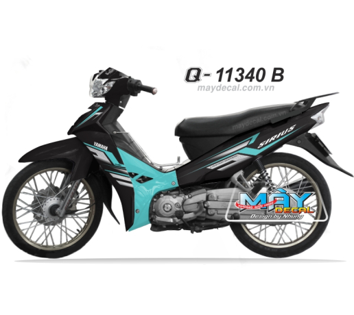 Q 11340 B - Sirius den black xanh ngoc turquoise xam gray to ong limited edition diasil	