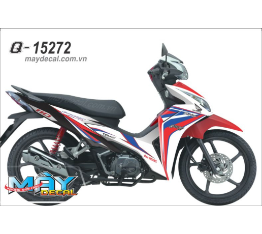 Q 15272 WAVE RSX duong net line do trang white blue xanh gp red