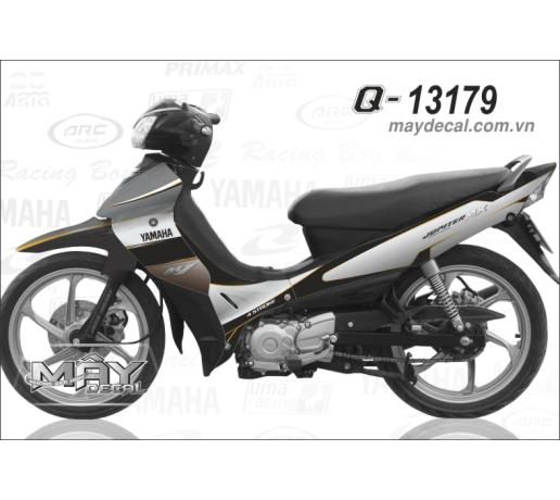 Q 13179 JUPITER MX trang den black white duong net line r1