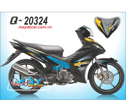 Q 20324 EX 2011 den black xanh duong cham alpinestar logo ngo sao motul amg
