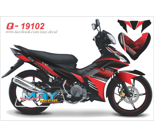Q 19102 - Ex2011 hell dia nguc quy new generation do den red black