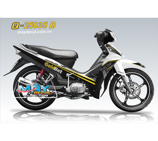 Q 25035 B SI  goldbet trang den vang logo white black yellow alien ngoai hanh tinh