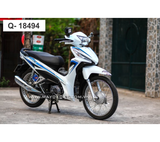 Q- 18494 WAVE RSX 2014 SOC XANH DUONG XE TRANG