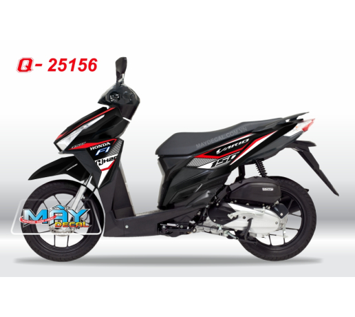 Q 25156 - VARIO 150 den black do red trang white soc fi h2c