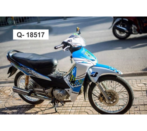 Q- 18517 WAVE A CARO MONSTER TRANG XANH NGOC